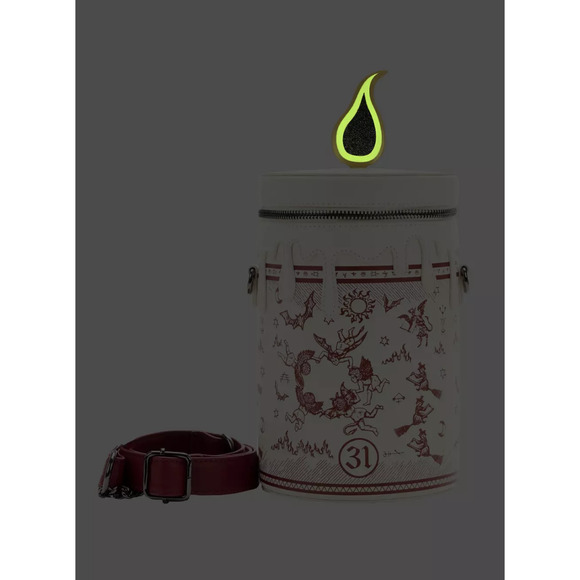 NEW! Loungefly Disney Hocus Pocus Black Flame Candle Crossbody Bag $70 msrp D13 - Picture 2 of 11